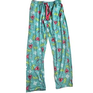 Kermit The Frog Sleep Pants Men's Small The Muppets Lounge Pajamas Winter Disney